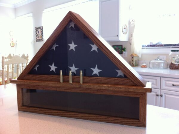 military service flag display cases