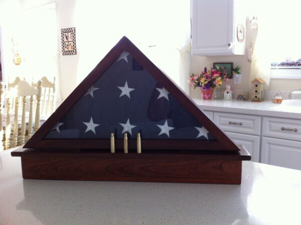 military service flag display cases