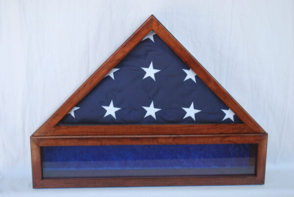 flag display cases with place for medals