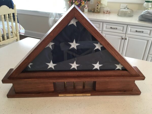 custom flag display cases